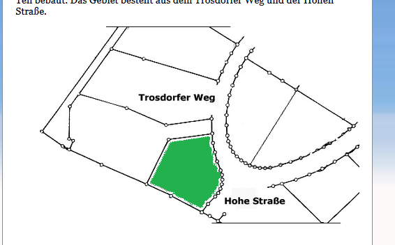 Hohe Straße und Trosdorfer Weg